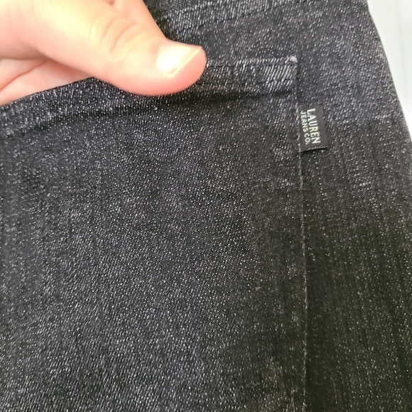 Lauren Jeans Co. Ralph Lauren Black Jeans Size 10 - Picture 7 of 10